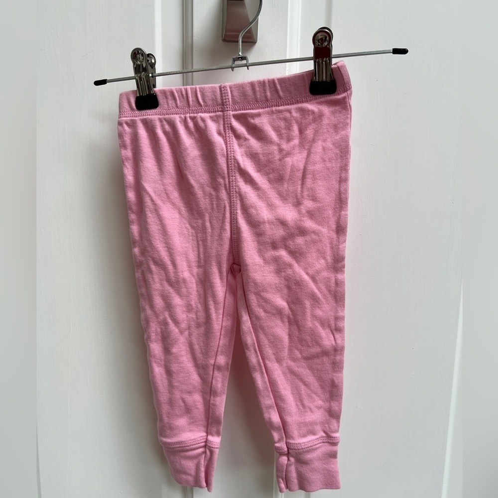 Gerber 12M Pink Stretchy Girls Leggings Pants